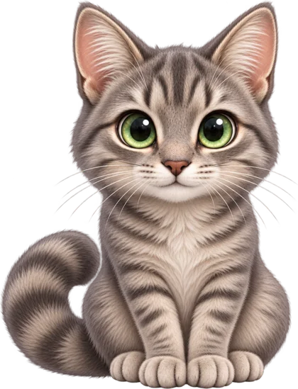 Silver kitten